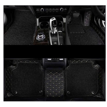 DFSK Glory 9D Floor Mats Black With Black Grass 4 Pcs - Model 2021-2024