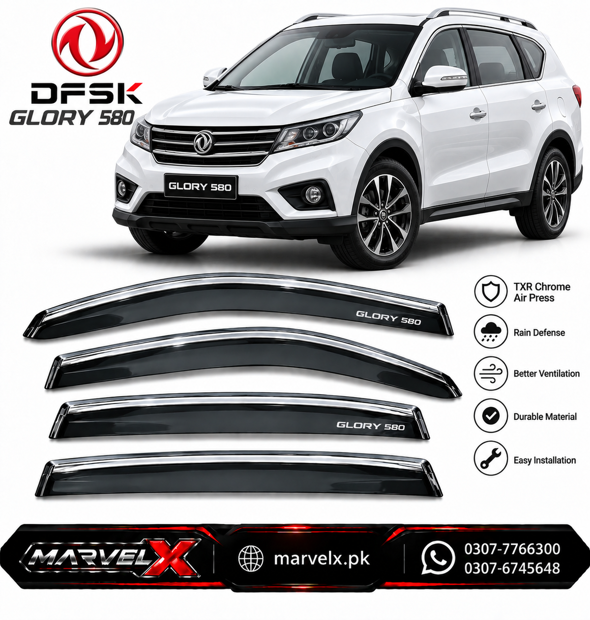 Cherry Tiggo 8 TXR Chrome Air Press