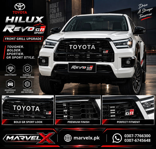 Toyota Hilux Rocco GR Sport Grill For 2022 2023