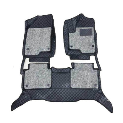 DFSK Glory 580 9D Floor Mats Black With Grey Grass 5 Pcs - Model 2020-2024