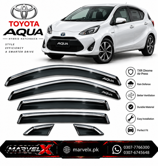 Toyota Aqua TXR Air Press / Sun Visor With Chrome