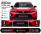 Honda Civic 11 Gen Type R V1 Bumper Front Drl 2022