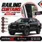 Jac T9 Hunter Sliding Car Curtains / Shades