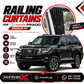 Toyota Prado FJ 150 Sliding Car Curtains / Shades