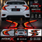 Honda Civic X Dragon Style Smoke LED Tail Lights for 2016 - 2021