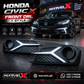 Honda Civic X Fog Lamps Sword Style DRL Cover 2016-2020