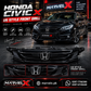 Honda Civic X Facelift Bumper With Piano Black Trims