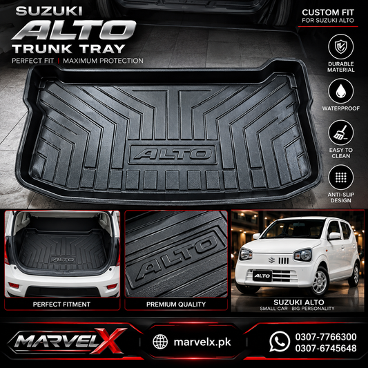 Suzuki Alto PVC Trunk Mat Black 2020-2025