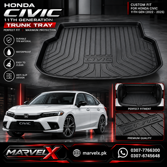 Honda Civic 11th Gen OEM Trunk Mat For 2022 2023 2024 2025