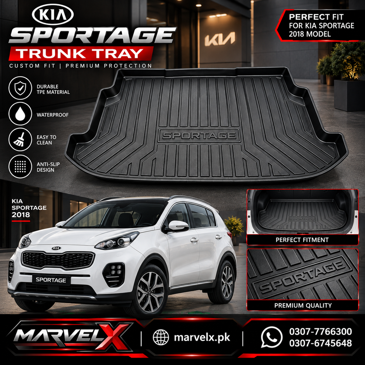 KIA Sportage Trunk Mat 2018