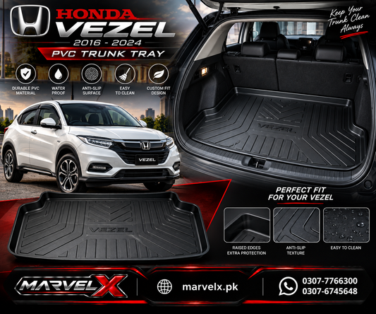 Honda Vezel PVC Tpo Trunk Mat