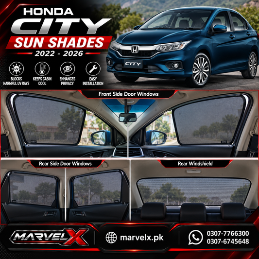 Honda City Premium Quality SunShades 2021 - 2026