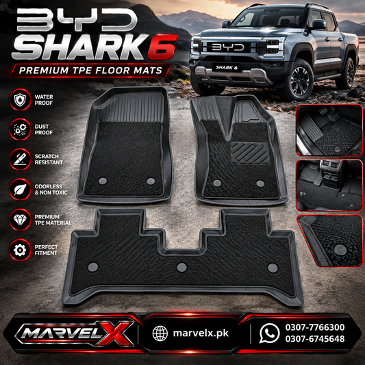 BYD Shark TPE Floor Mats