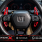 Honda Civic Red Carbon Paddle Shifter Extension For 11th Generation 2022