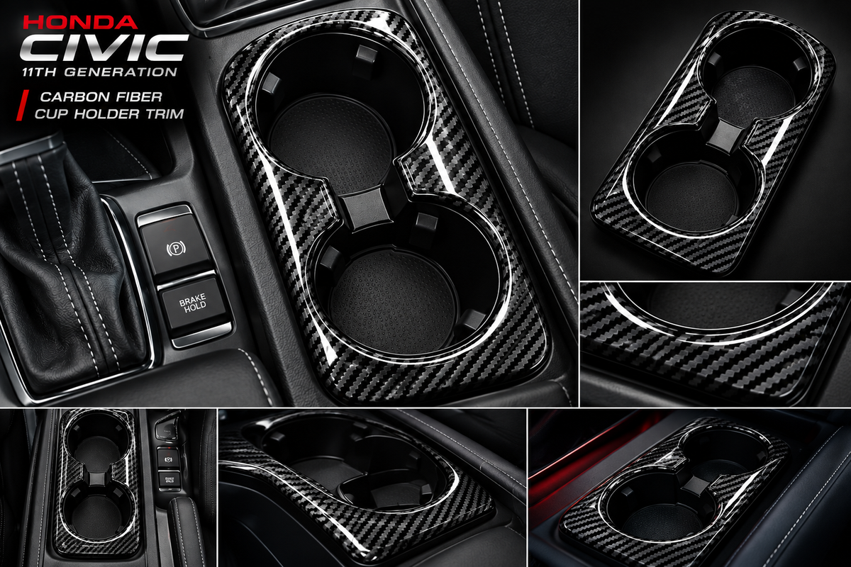 Honda Civic Center Console Cup Holder Storage Box For 11th Generation Civic