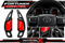 Toyota Fortuner Carbon Fiber Paddle Shifter Extension For 2016 - 2025
