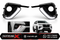 Toyota Fortuner Fog Lamps / Fog Lights DRL Covers - 2016-2020