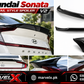 Hyundai Sonata Duck Tail Style Trunk Spoiler V2 2021 - 2024