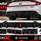 Hyundai Sonata N Line Diffuser 2021-2024