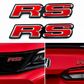 Honda Civic 11th Gen Front Grill and Trunk RS Logo / OEM RS logo For 2022 2023 - 2 pcs