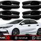 Toyota Corolla Glossy Black Door Handle Covers 2015 - 2026