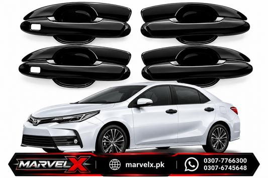 Toyota Corolla Glossy Black Door Handle Covers 2015 - 2026