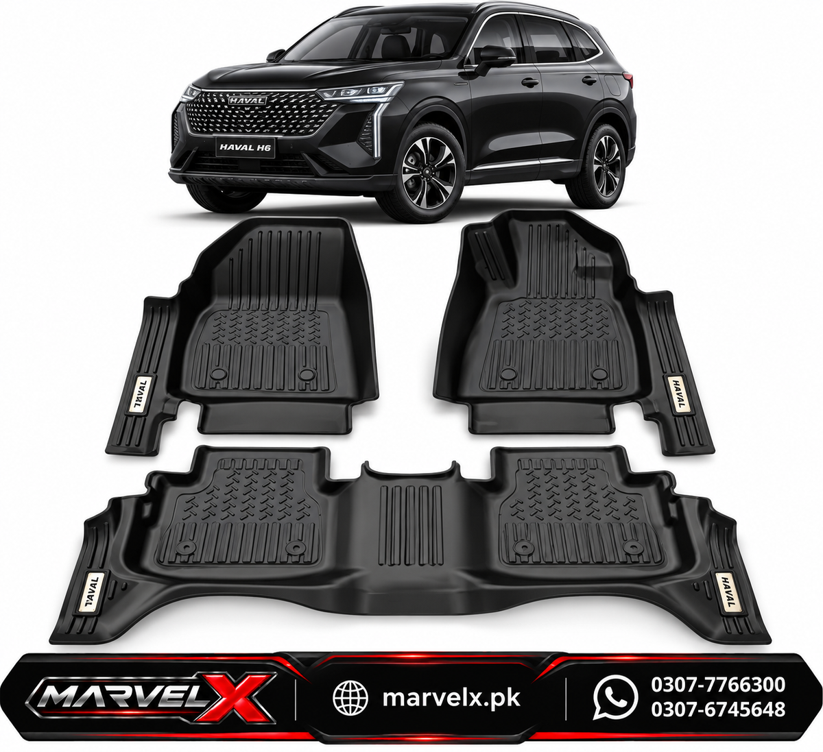 Haval H6 TPE TXR Floor Mats For 2022-2026