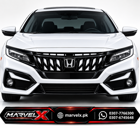 Honda Civic X Teetham Style Front Grill Glossy For 2016 - 2021