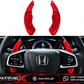 Honda Civic X Red Paddle Shifter Extensions 2016–2021