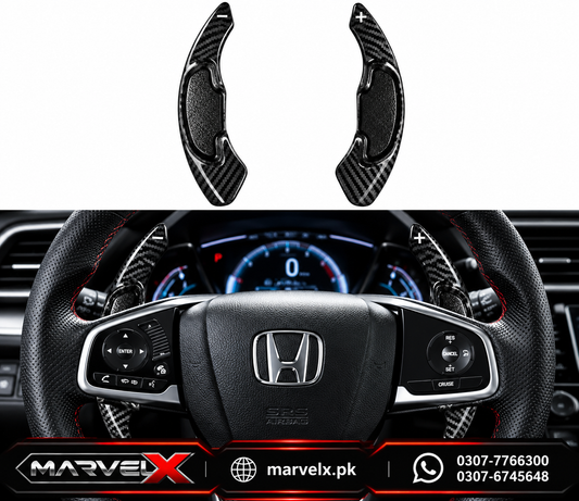 Civic X Carbon Fiber Paddle Shifter Extension For 2016-2021