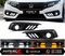 Honda Civic X Fog Lights DRL Cover Mustang Style Model 2016-2020