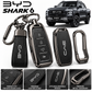 Leather Metal Key Cover for BYD Shark 6 2025-2026