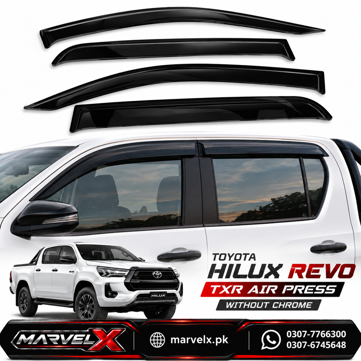 Toyota Hilux Revo Air Press Without Chrome