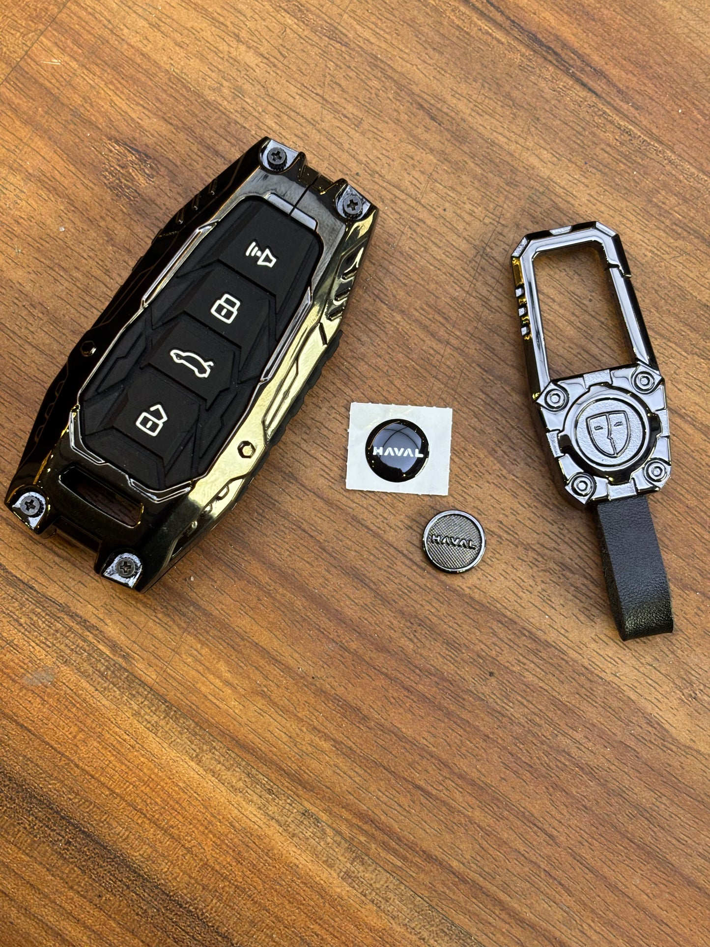 Premium Batman style key cover with logo