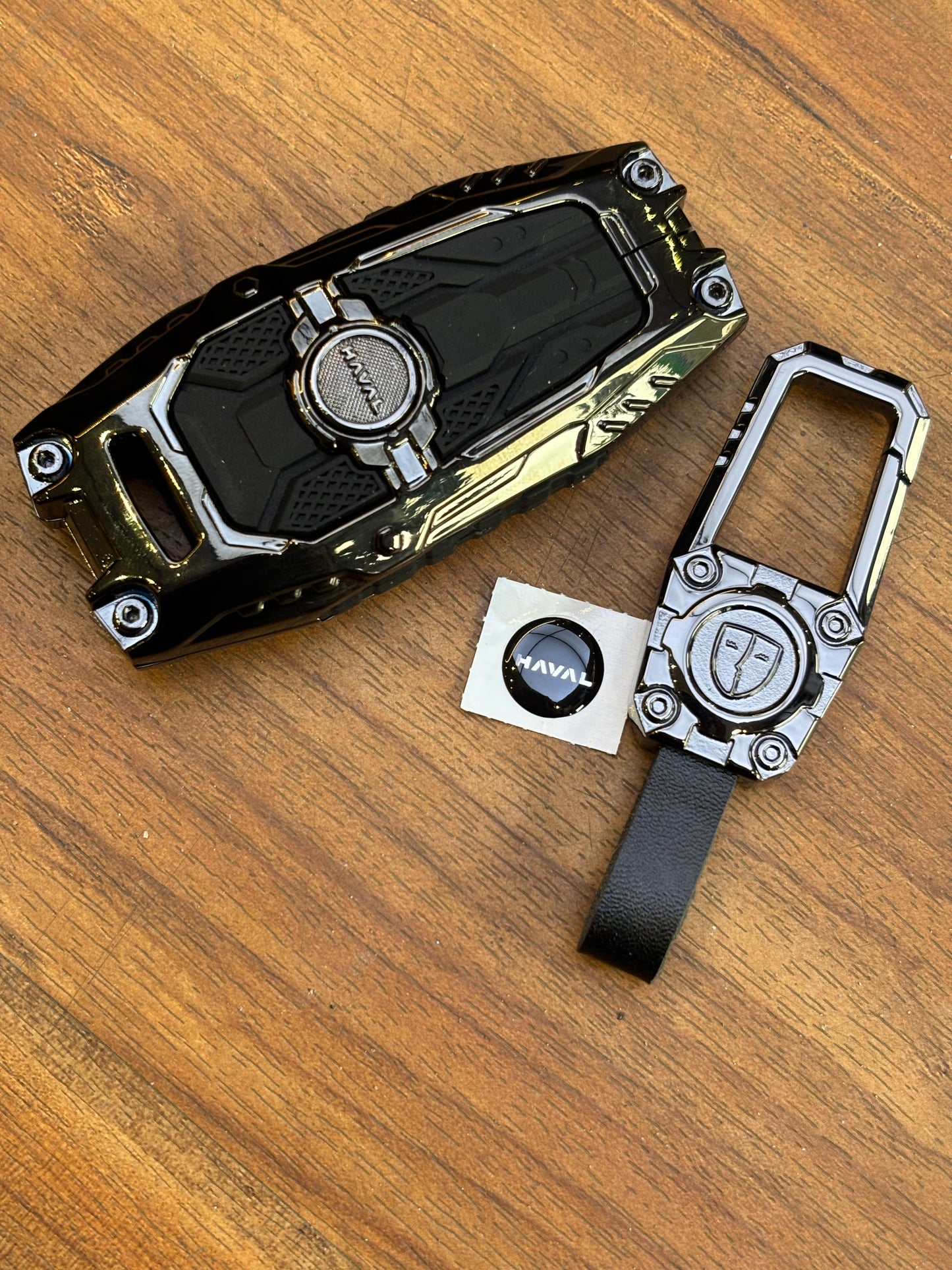 Premium Batman style key cover with logo