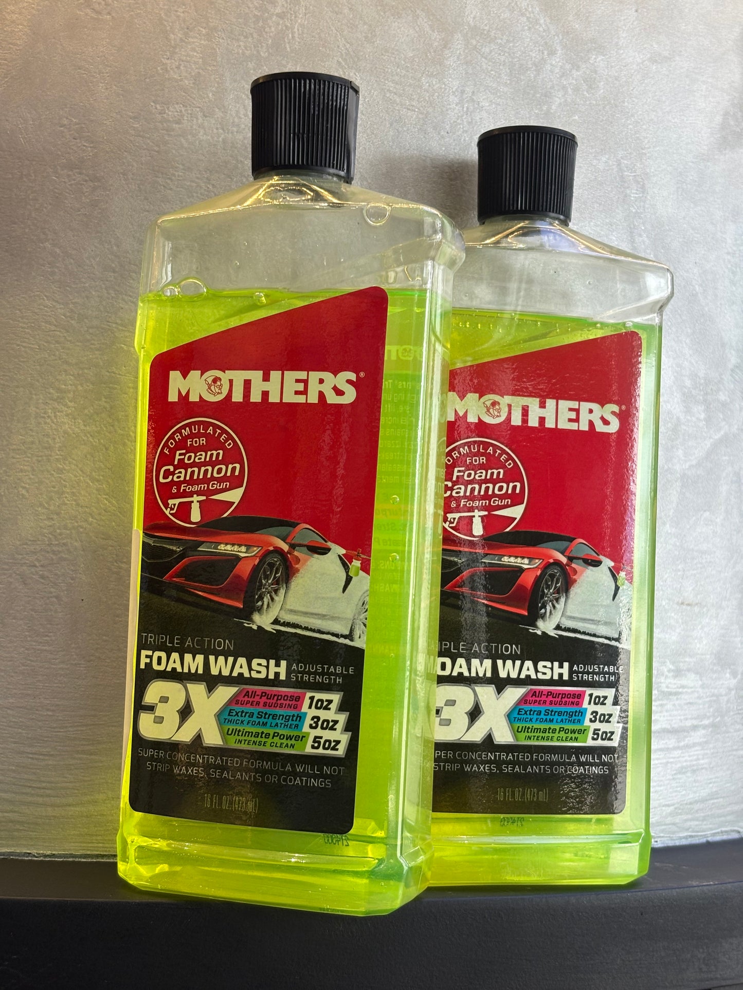 MOTHERS TRIPLE ACTION FOAM WASH SHAMPOO 16 OZ