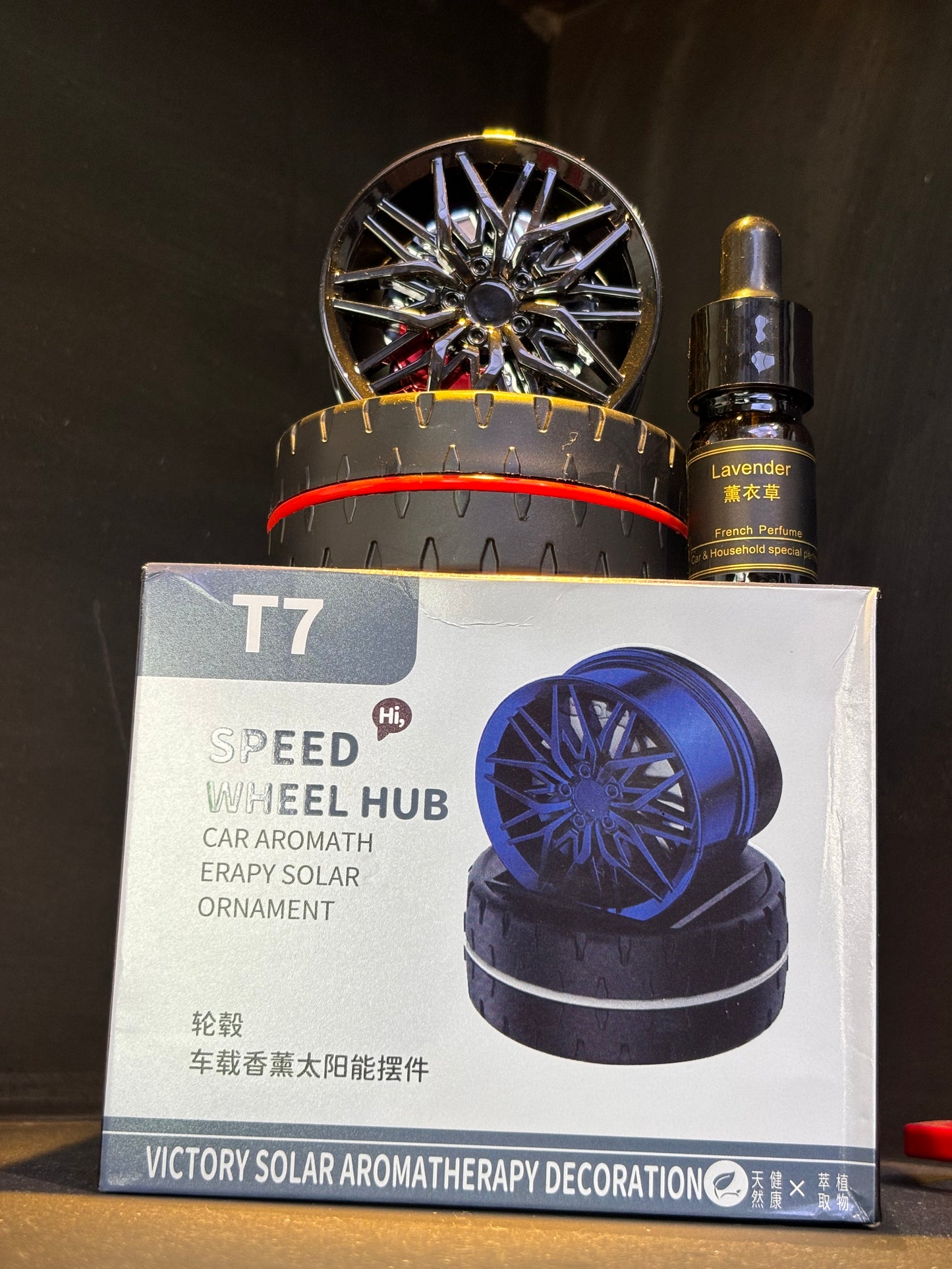 Speed Wheel Hub (Car Aroma Therapy Solar Ornament