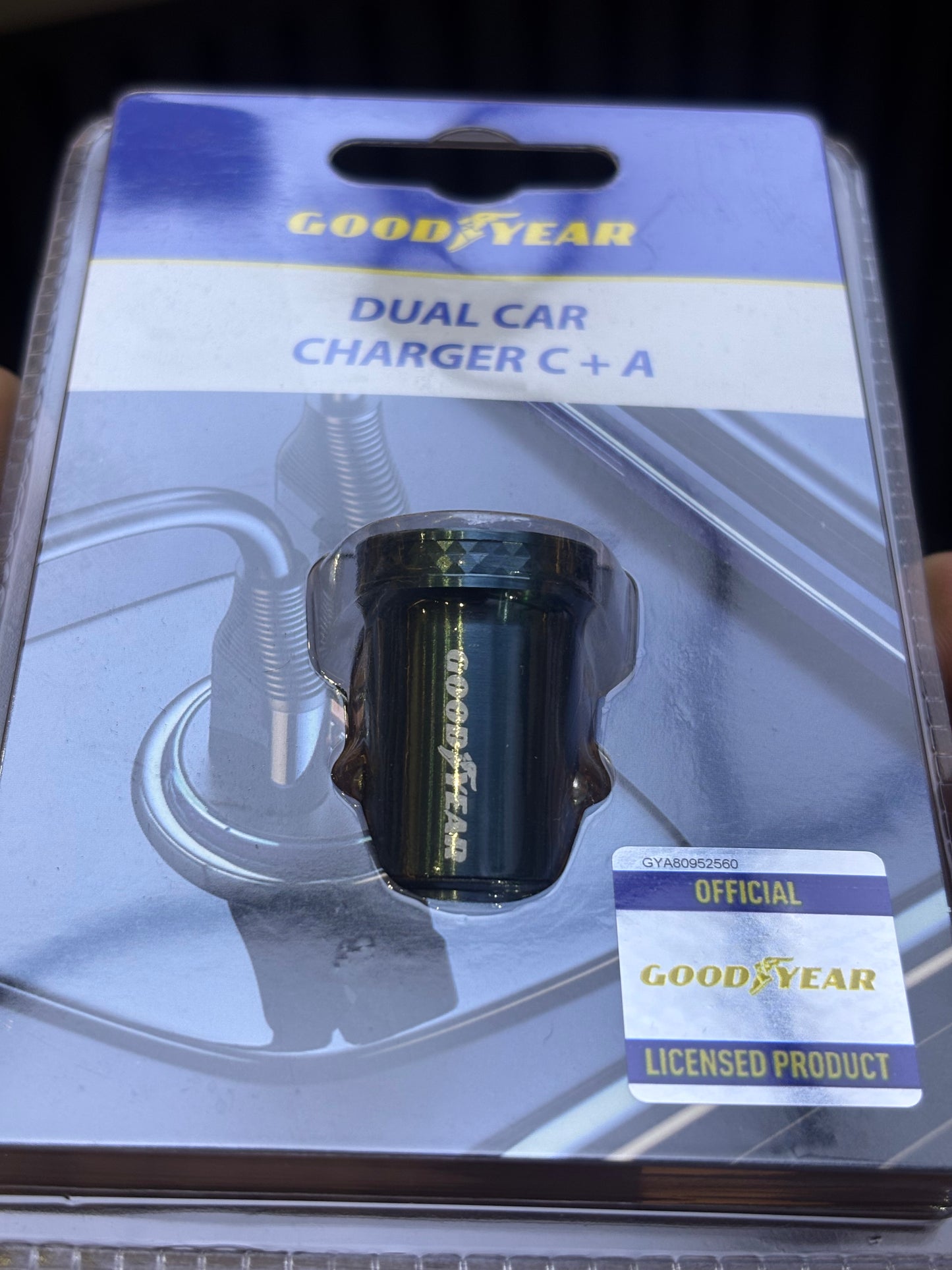Good Year Dual Car Charger C+A