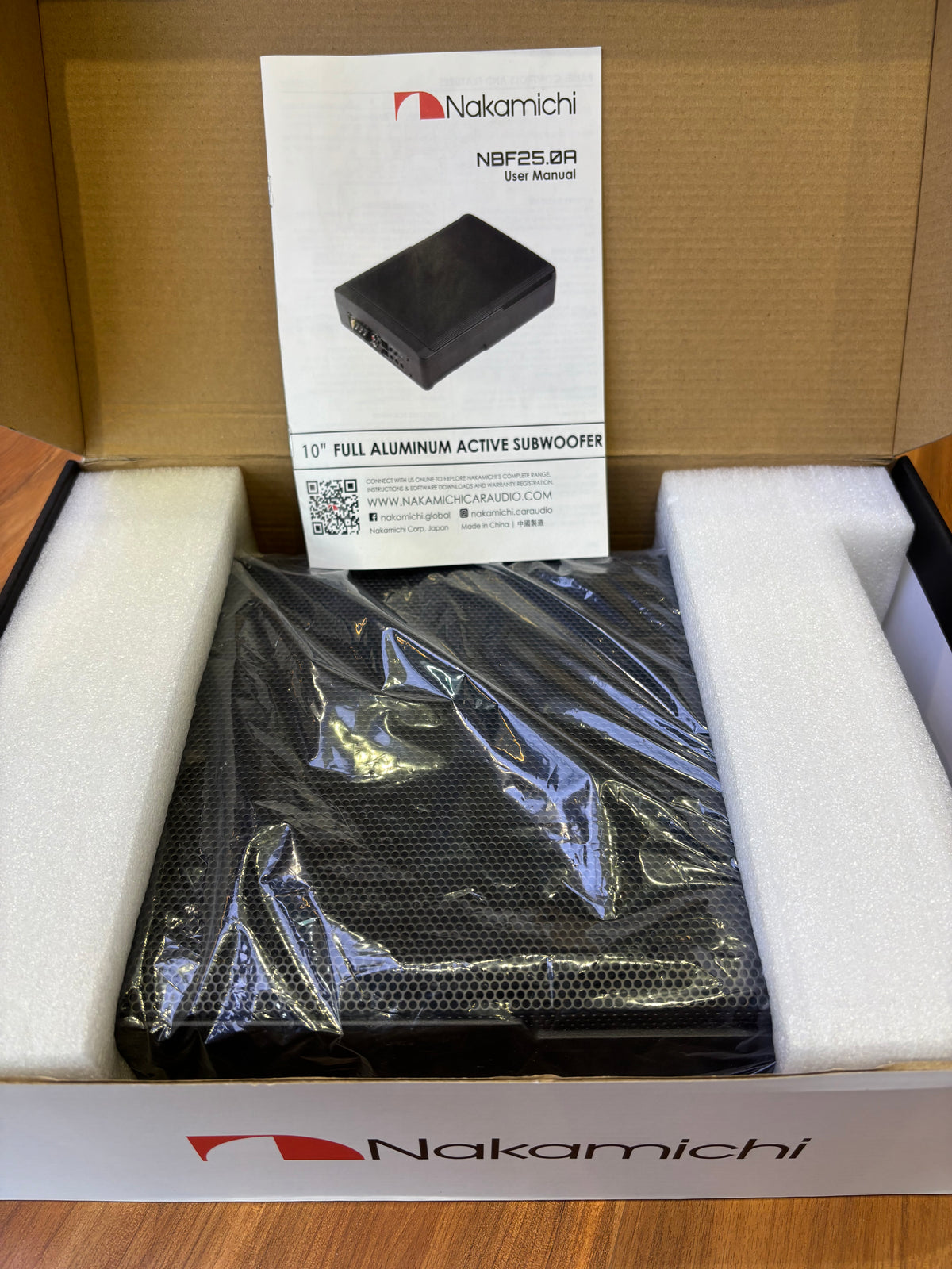 Nakamichi 25.0 under seat woffer 10 inch