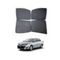 Toyota Yaris Foldable & Flexible Side Sunshade With Logo - Model 2020-2021 - Sun Shade