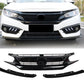 honda civic x turbo grill piano black 3 2016 -2022