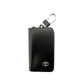 Toyota Zipper Leather Key Cover Pouch Black with Keychain Ring