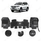 Prado 9D Floor Mats in Black Color