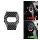 Car Engine Push Start/Stop Ring Cover - Carbon Fiber