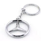Mercedes Metal Keychain Keyring - Chrome