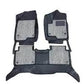 MG ZS 9D Floor Mats Black With Grey Grass 3 Pcs - Model 2020-2022