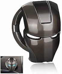 Ironman Metal Push Start / Stop Button Cover - Black