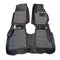DFSK Glory 580 9D Floor Mats Black With Grey Grass 5 Pcs - Model 2020-2024