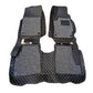 Honda City 9D Floor Mats Black And Grey 3 Pcs - Model 2008-2021