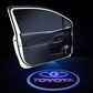 Toyota Door Logo Welcome Light 2 Pieces Set